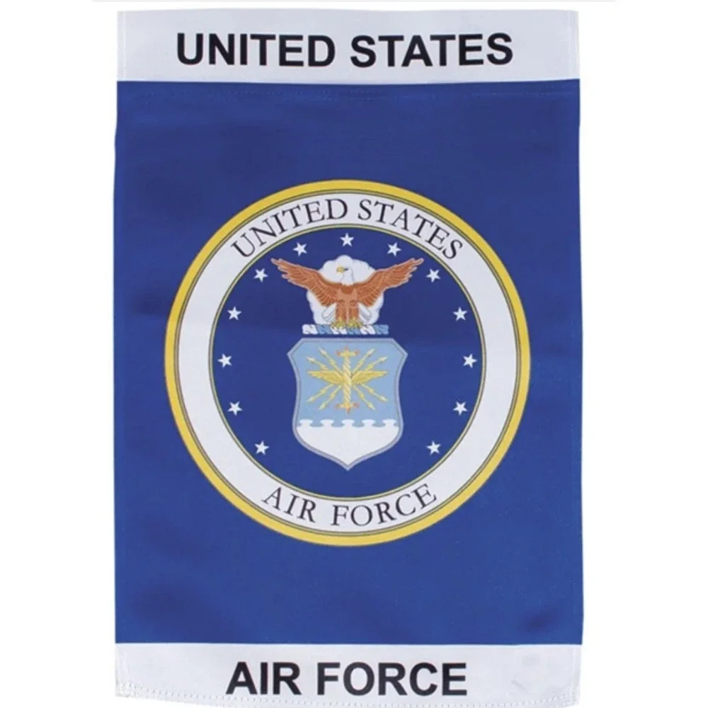 U.S. Air Force Garden Flag Double Sided 12x18 Yard Hanging USA Military Flag